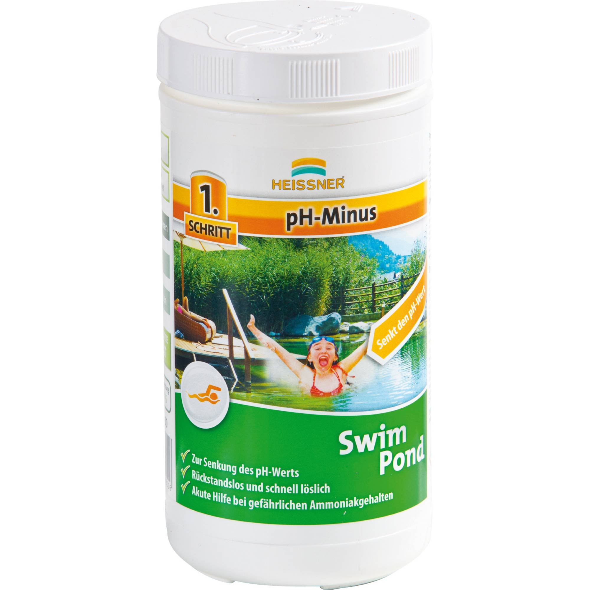 pH Minus Granulat 1,5 kg - Schwimmteichpflege von Heissner
